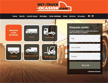Tablet Screenshot of net-truck-ocasion.com